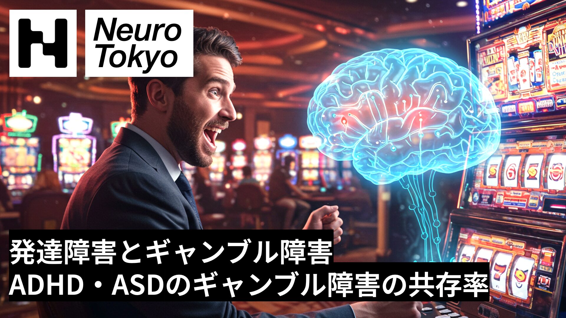 【発達障害とギャンブル障害】ADHD・ASDとギャンブル障害の共存率と関連要因 - Neuro Tokyo
