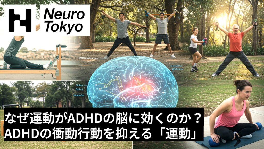 【なぜ運動がADHDの脳に効くのか？】ADHDの衝動的行動を抑える運動 - Neuro Tokyo